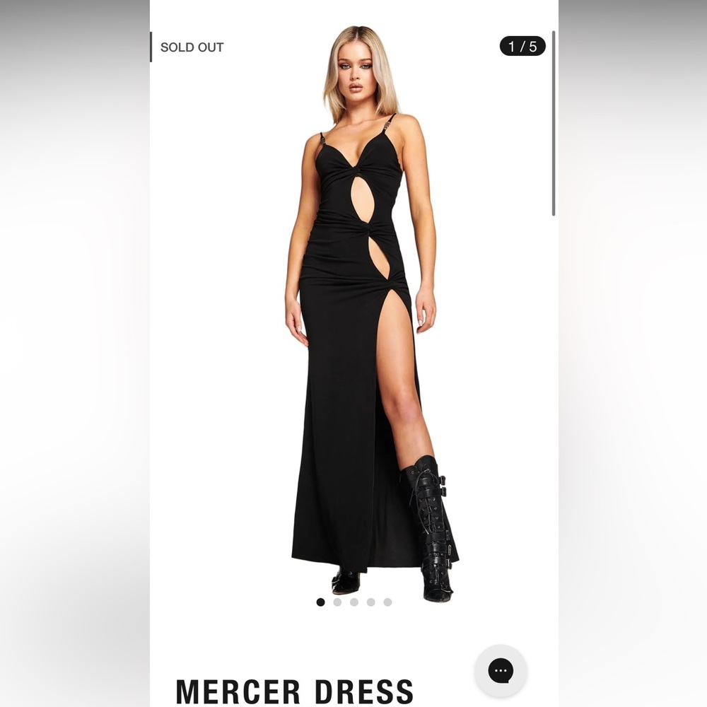 I.AM.GIA MERCER MAXI DRESS IN BLACK
